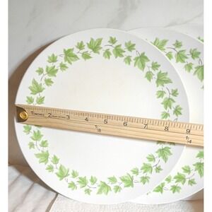 Lenox Ware Green Ivy Melamine Dinner Plate price is for 1 White Vtg 9.25 Inch